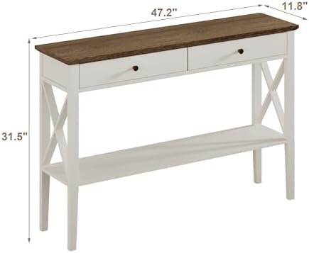 ChooChoo 47" Farmhouse Entryway Table - Image 2