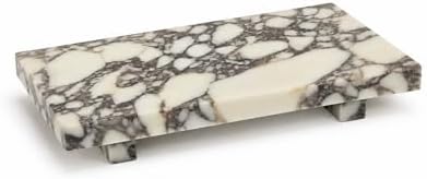 Marble Pedestal Tray Stand for Perfume, Soap & Vanity by SIRIZEN-DIVING