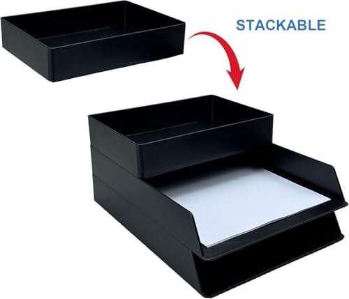 Amazon Basics Rectangular Plastic Desk Organizer - Image 3