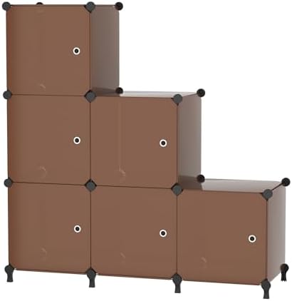 6Cube Storage Organizer Modular Stackable by ATTDETJLbyATTDETJLHOME
