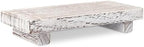 Wood Bathroom Tray Farmhouse Decor Kitchen Soap Holder 8.7"X3.6" Retrowhite - Image 4
