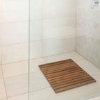 Nordic Teak 100% Solid Teak Wood String Mat - Image 2
