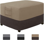 Easy-Going Heavy Duty Outdoor Ottoman Cover, Camel/Dark Brown by Easy-Going