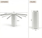 Wall-Mounted Drying Rack Clothing Foldable, Space-Saving Laundry Drying Rack - Image 2