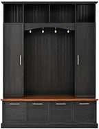 Merax 59" Farmhouse Hall Tree - Image 7