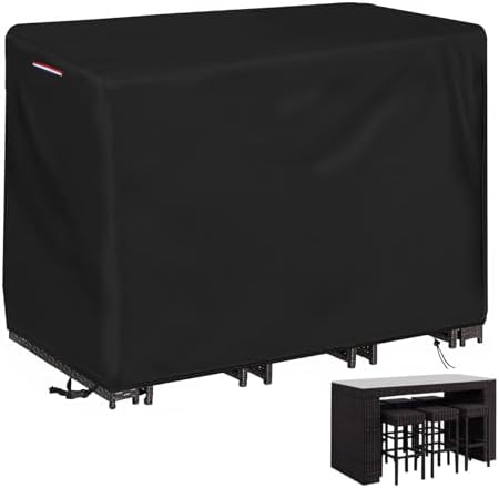 Outdoor Bar Set Table Covers Waterproof by Yourpatiocoverexpert