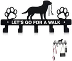 Dog Leash Holder for Wall, 5 Metal Hooks by Unknown