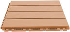 12"x12" Interlocking Deck Tiles, Modern Plastic Wood Outdoor Flooring Tiles - Image 7