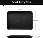 Boot Tray 2 Packs All Seasons Multi-Purpose, Waterproof Boot Trays - Image 2