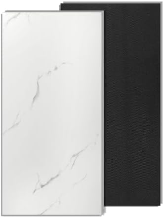 Art3d Marble Textured Click-Lock SPC Floor Tiles by Art3d