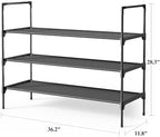 Kitsure Shoe Rack for Closet, Shoe Organizer, 36.2" Wide - Image 2