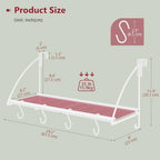 Tajsoon 24.2" Over the Door Clothes Hanger - Image 3