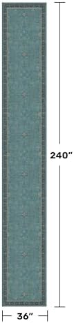 Hazo Haus Boho 3x20 Extra Long Hallway Runner Rug - Image 2