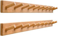SKOLOO Wall Mounted Coat Rack 38", 10 Hooks, Shaker Style by SKOLOO