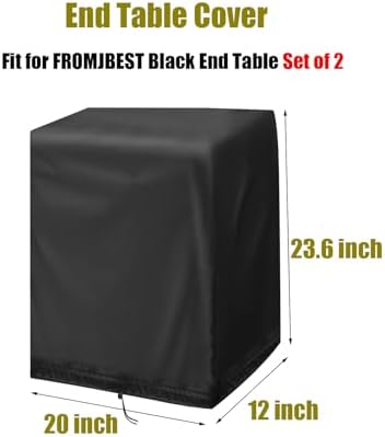 End Tables Cover Outdoor Side Table Cover-20"W × 12"D × 23.6"H - Image 3