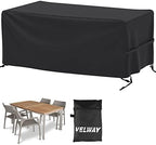 Velway Patio Furniture Cover Outdoor, Waterproof Rectangular Patio Table Chair by Velway