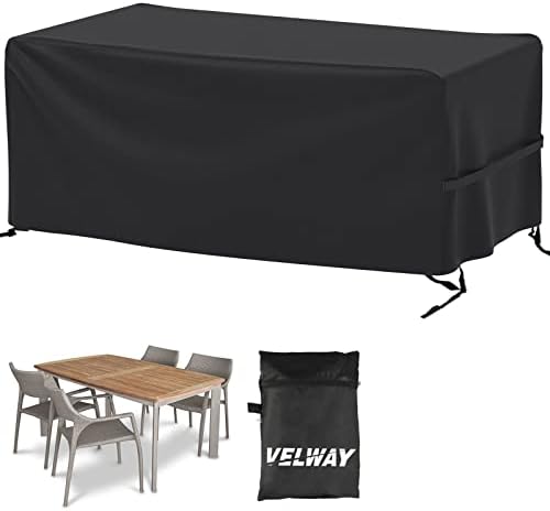 Velway Patio Furniture Cover Outdoor, Waterproof Rectangular Patio Table Chair by Velway