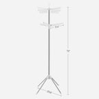 SONGMICS Clothes Drying Rack, 72.8-Inch Drying Rack, 3 Rotatable Arms - Image 5