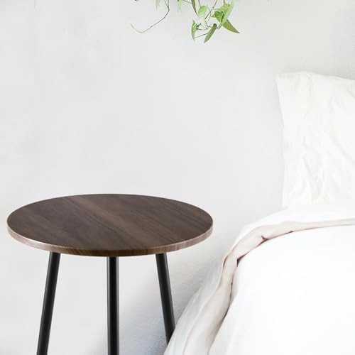 2-Pack Small Side Tables Outdoor Patio Round Accent Table Modern Indoor End - Image 7