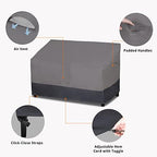 Easy-Going Heavy Duty Outdoor Bench Couch Cover, 80Wx37Dx33H inch - Image 4