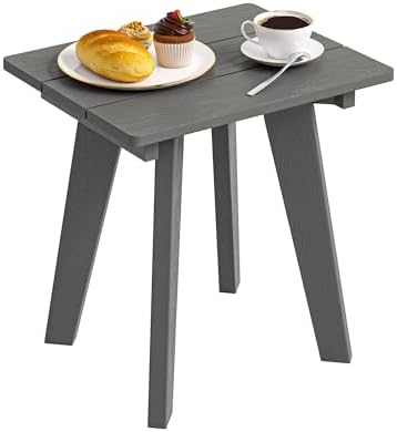 Homejoy HDPE Outdoor Side Table, Small Outdoor Table by HOMENJOY