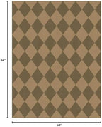 Lessymo Checkered Area Rugs 5x7 - Image 2