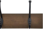 Amazon Basics Rectangular Farmhouse Wall-Mounted Coat Rack - Image 3