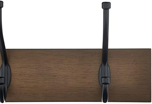 Amazon Basics Rectangular Farmhouse Wall-Mounted Coat Rack - Image 3