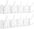 Kuhome 2pcs Coat Rack Wall Mount Coat Hooks Wooden Hat Rack by Kuhome
