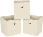 13x13x13 storage cube bins, collapsible fabric storage cubes Decorative storage by NieEnjoy