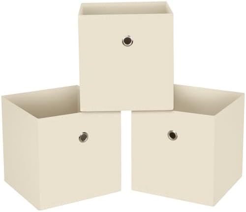13x13x13 storage cube bins, collapsible fabric storage cubes Decorative storage by NieEnjoy