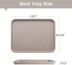 Boot Tray 2 Packs All Seasons Multi-Purpose, Waterproof Boot Trays - Image 2