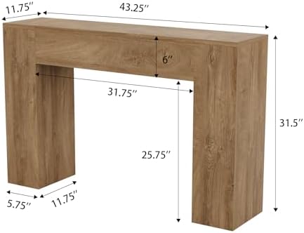 Epecoya 43-Inch Wood Console Table - Image 2
