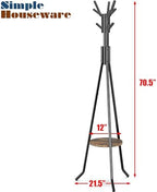 Simple Houseware Freestanding Coat Rack - Image 5