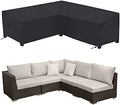 Patio Sectional Sofa Cover Outdoor Waterproof Windproof 85" X 85" V-Shaped by MIFXIN