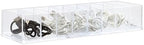 ZEXALOR Clear Drawer Organizer, 8 Sections Clear Organizer Drawer Dividers - Image 5