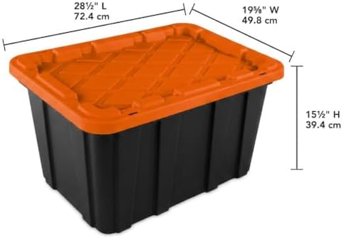 Sterilite 24 Pack 27 Gal Industrial Storage Tote - Image 3