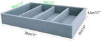 Sunglasses Eyewear Watch Tray Gray Velvet Stackable Organizer Premium Quality - Image 5