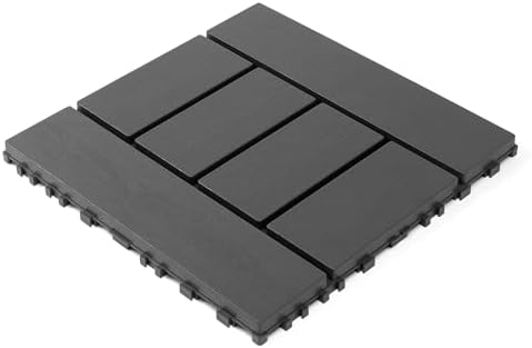 Plastic Interlocking Deck Tiles, 44 Pack Waterproof Patio Flooring - Image 5