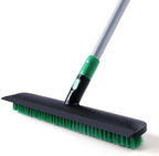 Eyliden Scrub Brush with Squeegee, Floor Deck Tile Bath Cleaning Scrubber by Eyliden