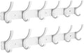 Coat Rack Wall Mounted, 6 Coat Hooks by ZGELIN
