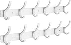 Coat Rack Wall Mounted, 6 Coat Hooks by ZGELIN