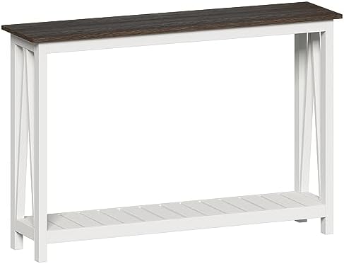ChooChoo Farmhouse Console Table, Narrow Sofa Table - Image 6