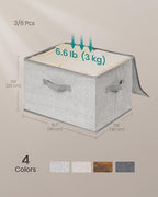 SONGMICS Set of 3 Storage Bins - Image 6