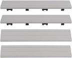 NewTechWood 1/6 ft. x 1 ft. Quick Deck Composite Deck Tile Straight Fascia in - Image 2