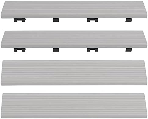 NewTechWood 1/6 ft. x 1 ft. Quick Deck Composite Deck Tile Straight Fascia in - Image 2