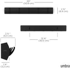 Umbra Flip Coat Rack, Wall Mounted 5-Hook Space Saving - Image 3