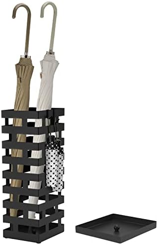 Tudomro Umbrella Stand Entryway, Tall Black by Tudomro