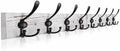 Coat Rack Wall Mount 31.5'' Coat Hanger Wall Mount Old White Coat Hooks by Homagic