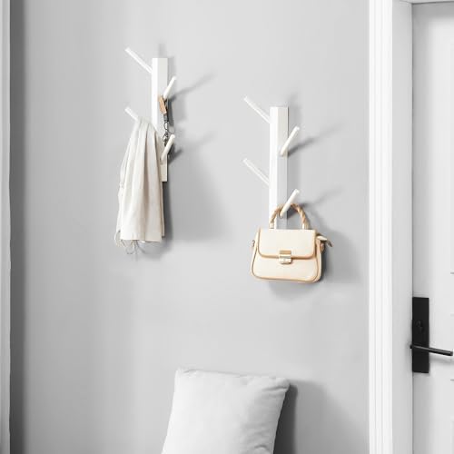TIOPGHAD 2-Pack Small Vertical Wall Mount Coat Rack by TIOPGHAD